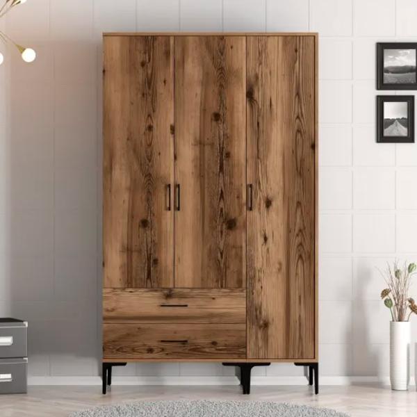 Гардероб Trendy Kumsal ST 120 x 47.5см x 201.4 / ДСП меламин / Oреховый photo 4