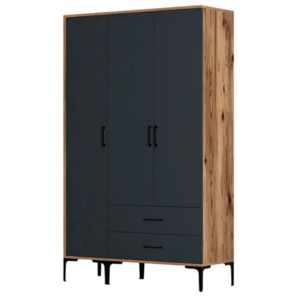 Dulap pentru haine Trendy Kumsal ST 120 x 47.5 x 201.4 / PAL melaminat / Walnut photo 1