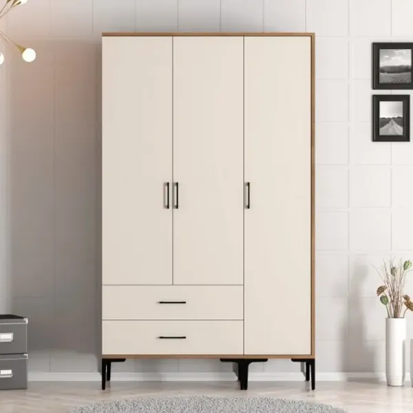 Dulap pentru haine Trendy Kumsal ST 120 x 47.5 x 201.4 / PAL melaminat / Walnut photo 5