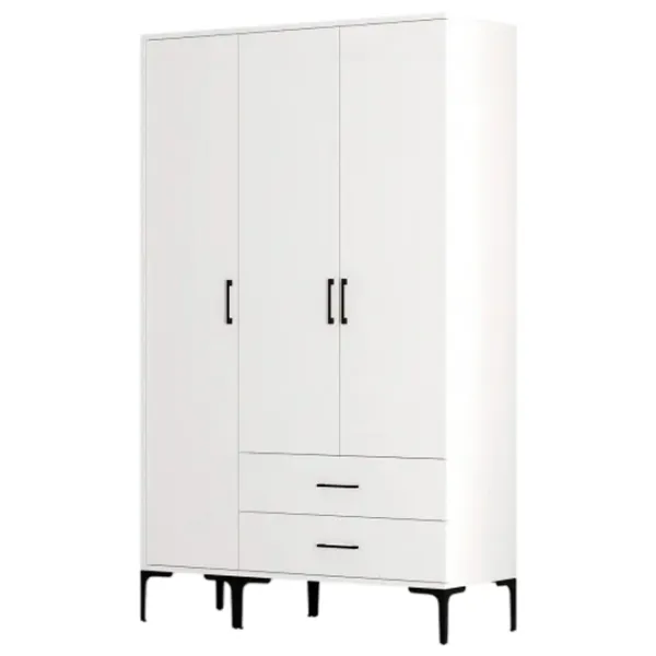 Dulap pentru haine Trendy Kumsal ST 120 x 47.5 x 201.4 / PAL melaminat / White photo 1