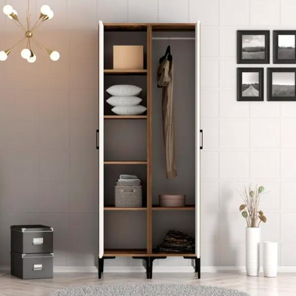 Гардероб Trendy Kumsal SS 80 x 47.5см x 201.4 / ДСП меламин / Oреховый photo 5