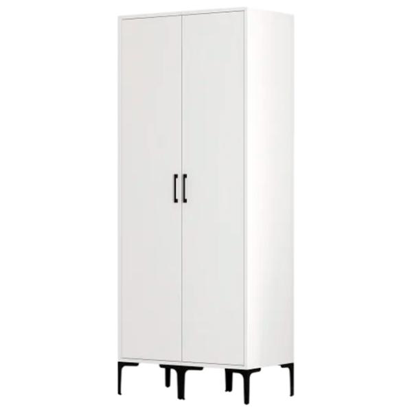 Dulap pentru haine Trendy Kumsal SS 80 x 47.5 x 201.4 / PAL melaminat / White photo 1