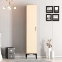 Dulap pentru haine Trendy Kumsal S 40 x 47.5 x 201.4 / PAL melaminat / Walnut photo 3
