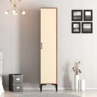 Dulap pentru haine Trendy Kumsal S 40 x 47.5 x 201.4 / PAL melaminat / Walnut photo 5