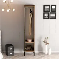 Dulap pentru haine Trendy Kumsal S 40 x 47.5 x 201.4 / PAL melaminat / Walnut photo 6