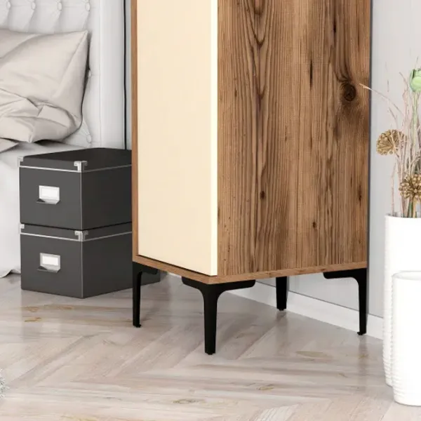 Dulap pentru haine Trendy Kumsal S 40 x 47.5 x 201.4 / PAL melaminat / Walnut photo 8