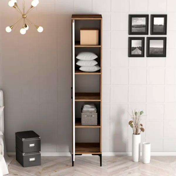 Гардероб Trendy Kumsal S 40 x 47.5см x 201.4 / ДСП меламин / Oреховый photo 5