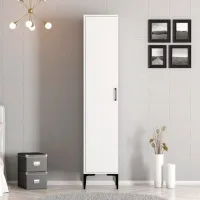 Dulap pentru haine Trendy Kumsal S 40 x 47.5 x 201.4 / PAL melaminat / White photo 3