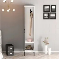 Dulap pentru haine Trendy Kumsal S 40 x 47.5 x 201.4 / PAL melaminat / White photo 6