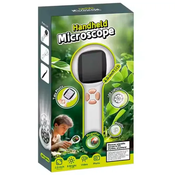 Микроскоп OptiLab Handheld SD607 3+ / Черный Белый photo 3