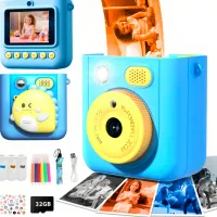 Cameră foto Kidyprint WK01 3+ / Black Blue photo 8