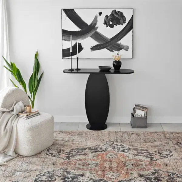 Комод Trendy Ellittica 81 x 100 x 30см / Дерево / Антрацит photo 2