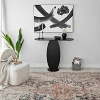 Комод Trendy Ellittica 81 x 100 x 30см / Дерево / Антрацит photo 2