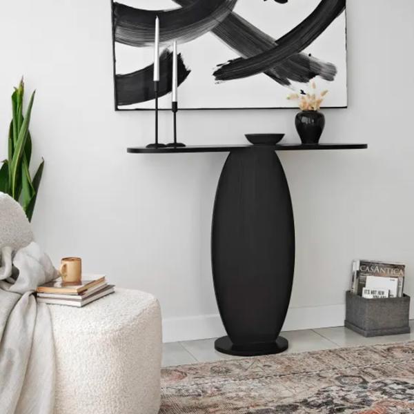 Комод Trendy Ellittica 81 x 100 x 30см / Дерево / Антрацит photo 4