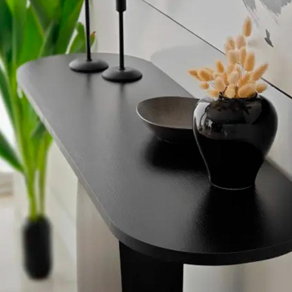 Комод Trendy Ellittica 81 x 100 x 30см / Дерево / Антрацит photo 5