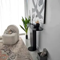 Комод Trendy Ellittica 81 x 100 x 30см / Дерево / Антрацит photo 7