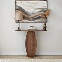 Комод Trendy Ellittica 81 x 100 x 30см / Дерево / Brown photo 2