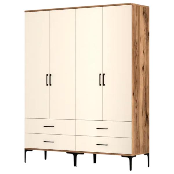 Гардероб Trendy Kumsal TT 160 x 47.5см x 201.4 / ДСП меламин / Oреховый photo 1