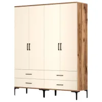 Гардероб Trendy Kumsal TT 160 x 47.5см x 201.4 / ДСП меламин / Oреховый