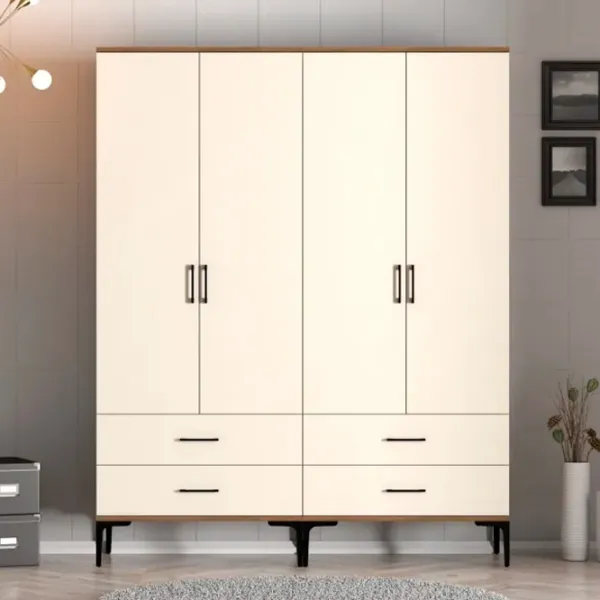 Гардероб Trendy Kumsal TT 160 x 47.5см x 201.4 / ДСП меламин / Oреховый photo 3