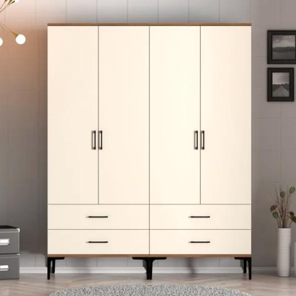 Гардероб Trendy Kumsal TT 160 x 47.5см x 201.4 / ДСП меламин / Oреховый photo 3