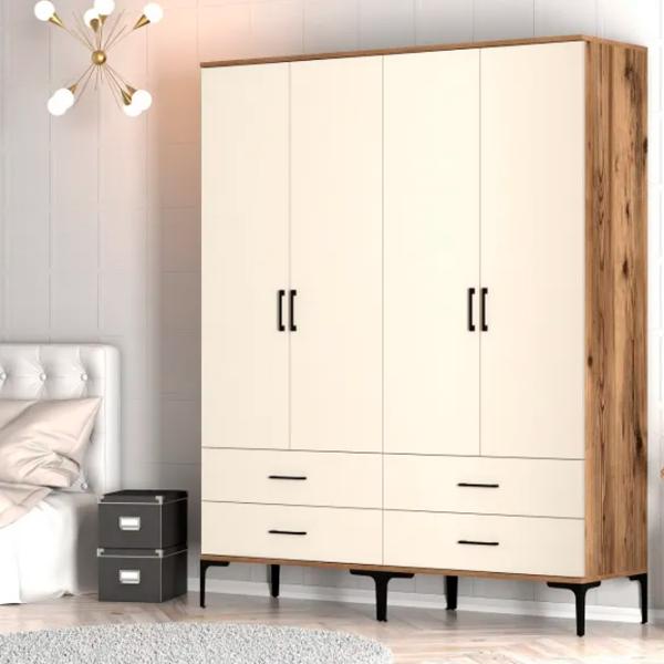Гардероб Trendy Kumsal TT 160 x 47.5см x 201.4 / ДСП меламин / Oреховый photo 5