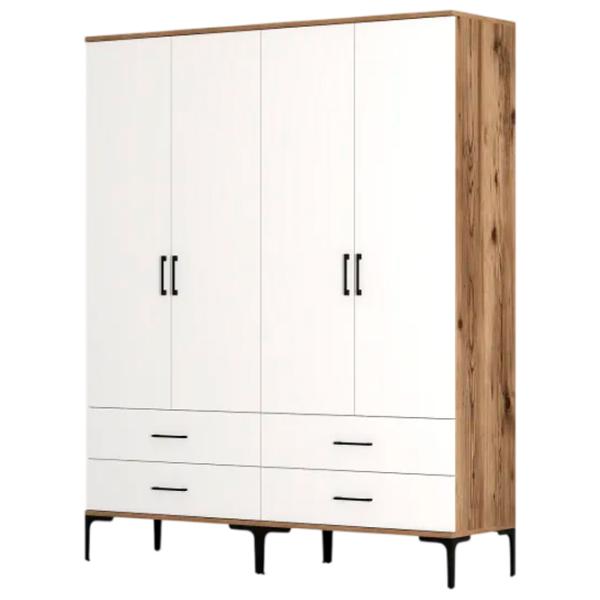 Гардероб Trendy Kumsal TT 160 x 47.5см x 201.4 / ДСП меламин / Oреховый photo 1