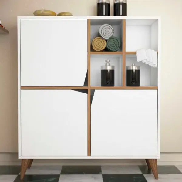 Comodă Trendy multifunctional Puls 115 x 100 x 30 / PAL / Brown photo 3