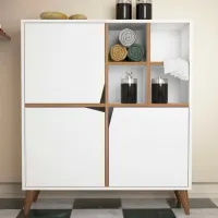 Комод Trendy multifunctional Puls 115 x 100 x 30см / ДСП / Brown photo 3