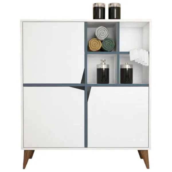 Comodă Trendy multifunctional Puls 115 x 100 x 30 / PAL / Blue photo 1