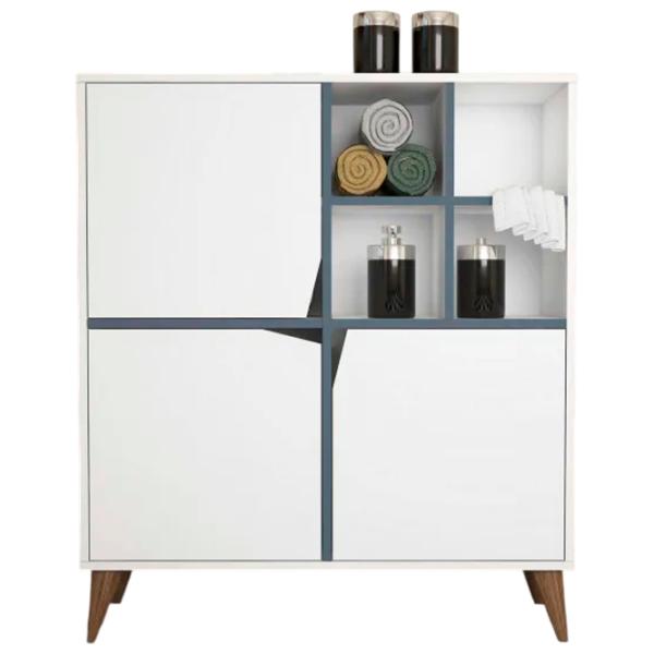 Comodă Trendy multifunctional Puls 115 x 100 x 30 / PAL / Blue photo 1