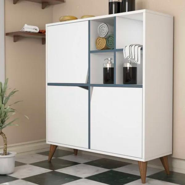 Comodă Trendy multifunctional Puls 115 x 100 x 30 / PAL / Blue photo 2