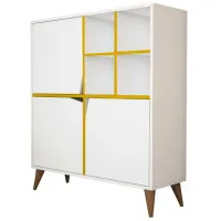 Комод Trendy multifunctional Puls 115 x 100 x 30см / ДСП / Желтый