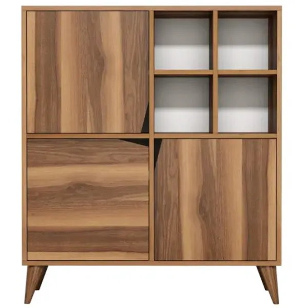Комод Trendy multifunctional Puls 115 x 100 x 30см / ДСП / Brown photo 1