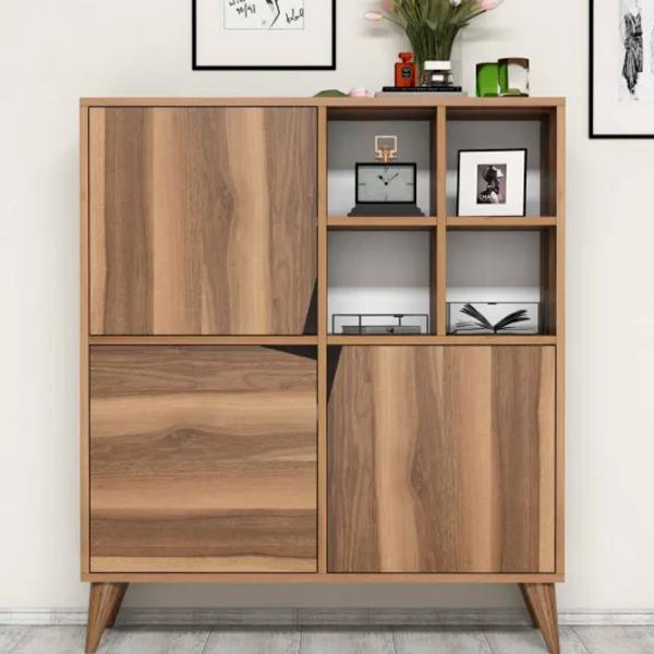 Комод Trendy multifunctional Puls 115 x 100 x 30см / ДСП / Brown photo 2