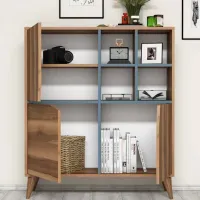 Комод Trendy multifunctional Puls 115 x 100 x 30см / ДСП / Brown photo 2