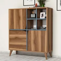 Комод Trendy multifunctional Puls 115 x 100 x 30см / ДСП / Brown photo 5