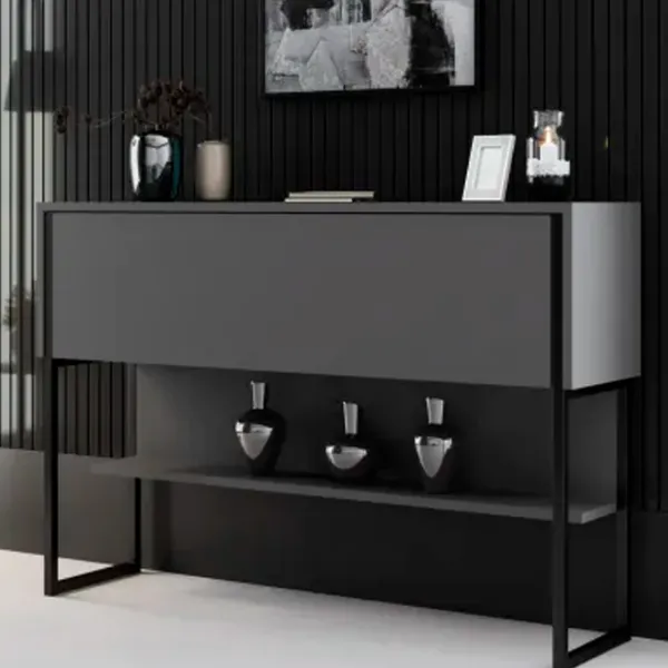 Comodă Trendy Luxe 80 x 120 x 30 / PAL / Antracit photo 3
