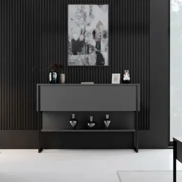 Comodă Trendy Luxe 80 x 120 x 30 / PAL / Antracit photo 5