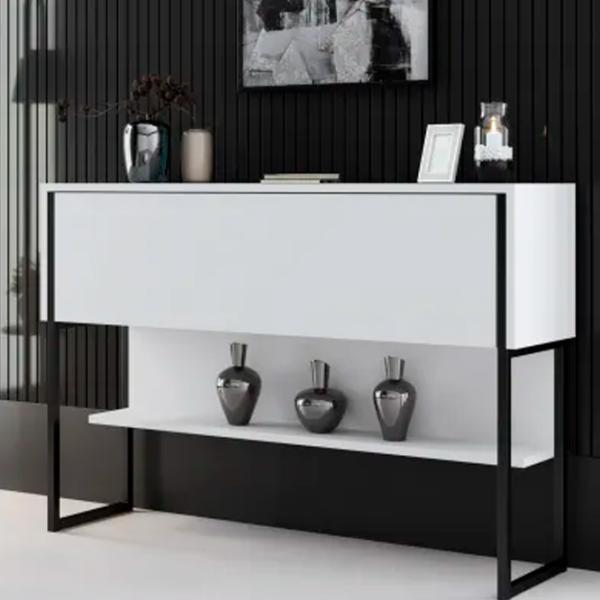 Комод Trendy Luxe 80 x 120 x 30см / ДСП / White photo 3