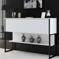 Comodă Trendy Luxe 80 x 120 x 30 / PAL / White photo 3