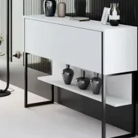 Comodă Trendy Luxe 80 x 120 x 30 / PAL / White photo 4