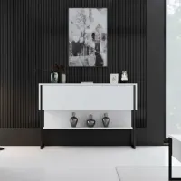 Comodă Trendy Luxe 80 x 120 x 30 / PAL / White photo 5
