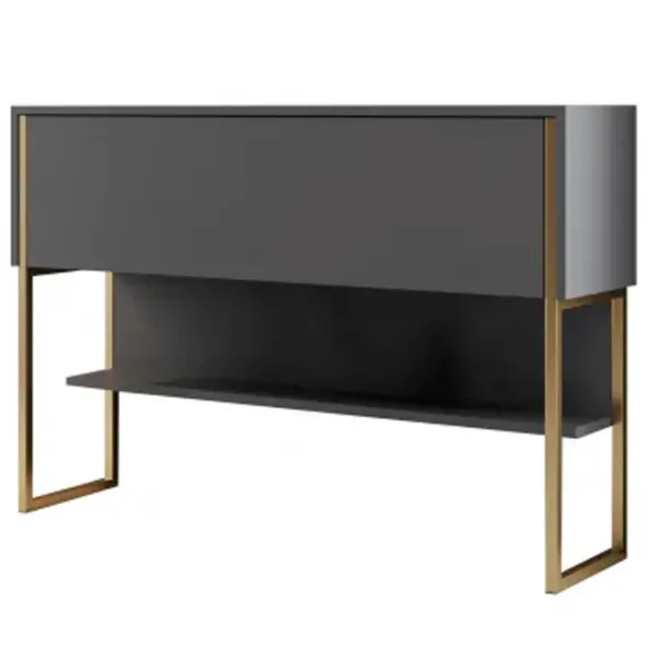 Комод Trendy Luxe 80 x 120 x 30см / ДСП / Антрацит photo 1