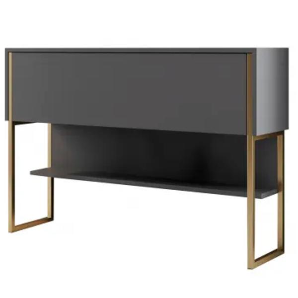 Комод Trendy Luxe 80 x 120 x 30см / ДСП / Антрацит photo 1