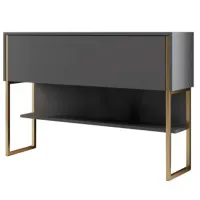 Комод Trendy Luxe 80 x 120 x 30см / ДСП / Антрацит