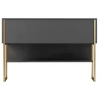 Комод Trendy Luxe 80 x 120 x 30см / ДСП / Антрацит photo 2