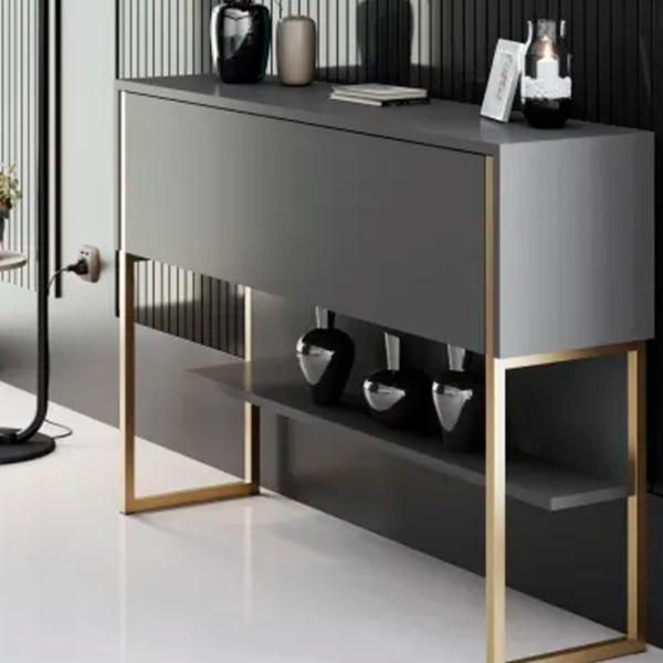 Комод Trendy Luxe 80 x 120 x 30см / ДСП / Антрацит photo 4