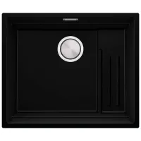Кухонная мойка PRIMAGRAN PRAGUE 60 Step Level 47 x 56 / Гранит / Черный