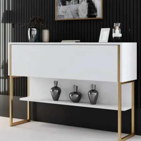 Comodă Trendy Luxe 80 x 120 x 30 / PAL / White photo 3